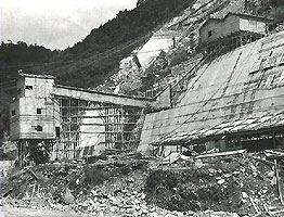 二又発電所の工事現場
